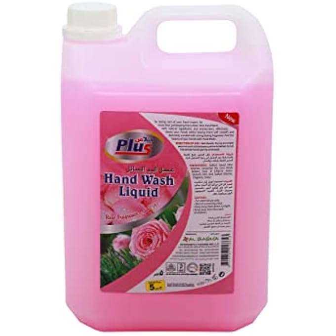 Plus HAND WASH ROSE 5 LTR - Image 1